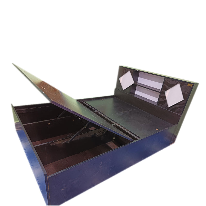 Bed hydraulic with Box storage , Queen Size,5/7 bed ( Engineering Wood) 3