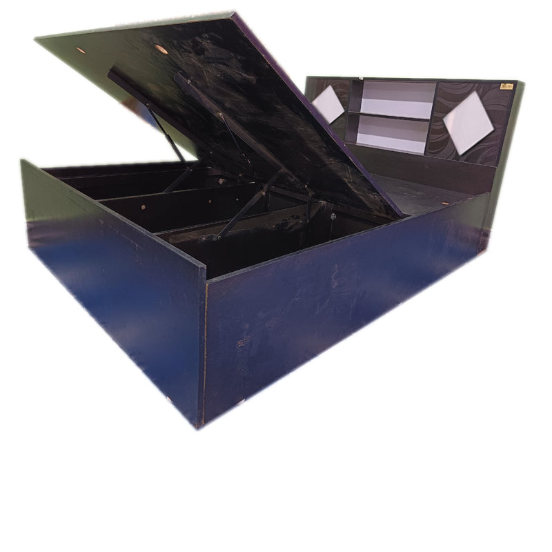 Bed hydraulic with Box storage , Queen Size,5/7 bed ( Engineering Wood) 3