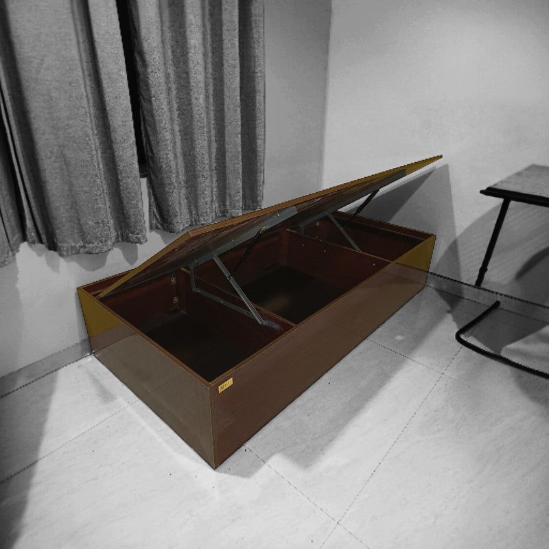 Single Box bed with storage, 3/7 bed ( MDF Wood )