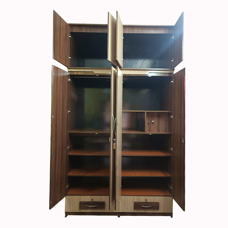 Wardrobe 4 door ( MDF Wood )