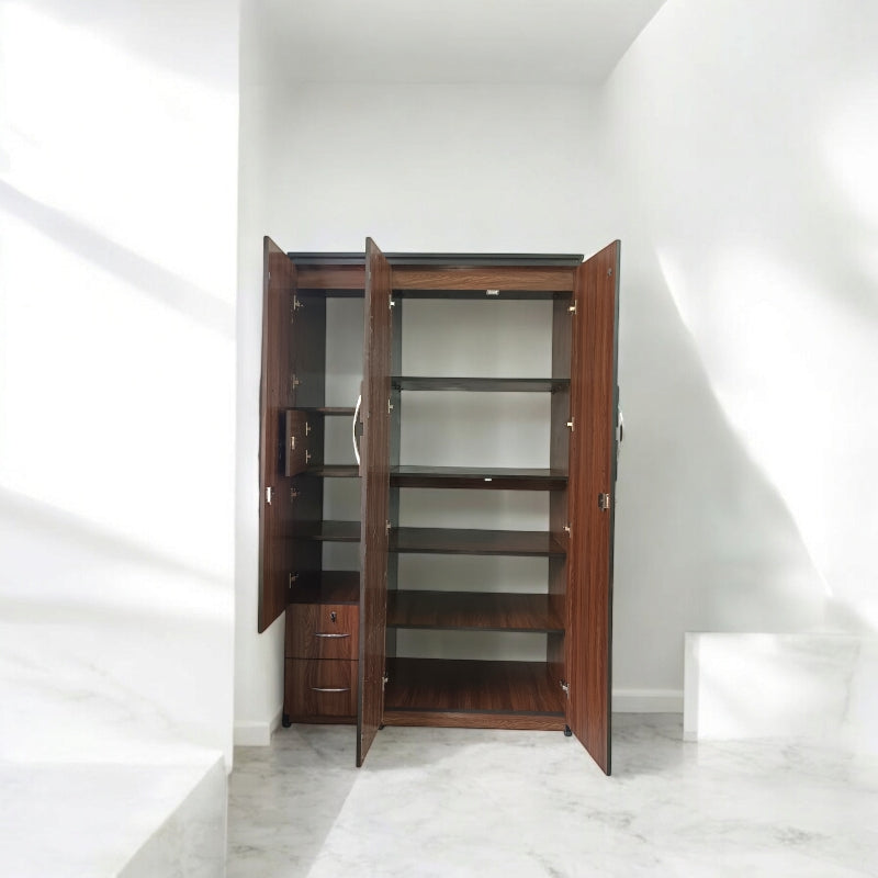 3 door wardrobe ( MDF wood )