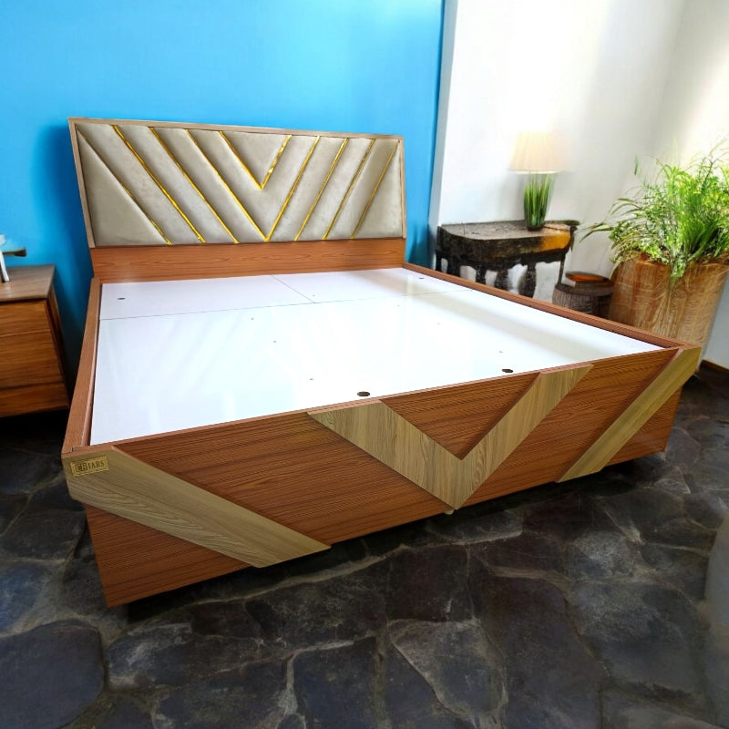 Bed Hydraulic system , Box storage , Queen size 5/7 ( MDF Wood )