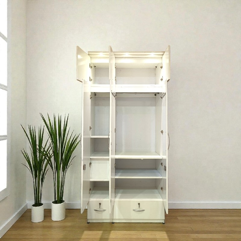 3 door wardrobe (MDF Wood)