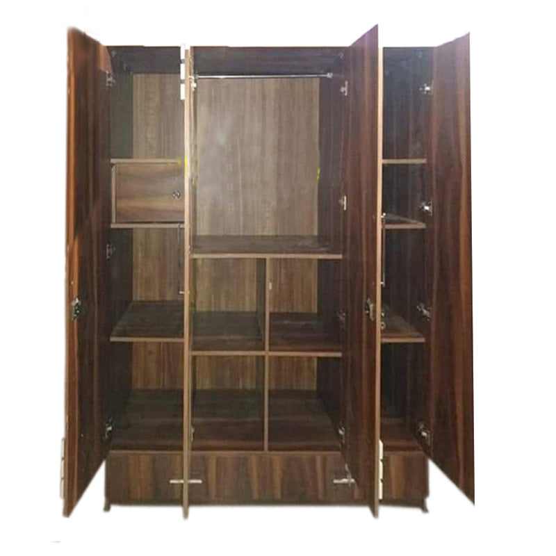 Wardrobe 4 door ( Engineering wood )