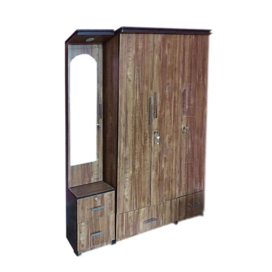 Wardrobe with dresser 4 door  ( Engineering WOOD )