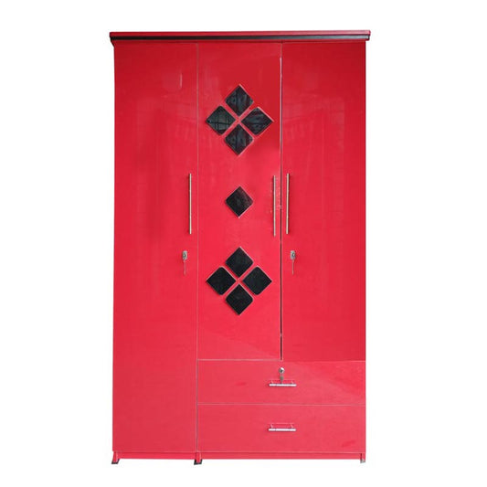 Wardrobe 3 door ( UV MDF wood )