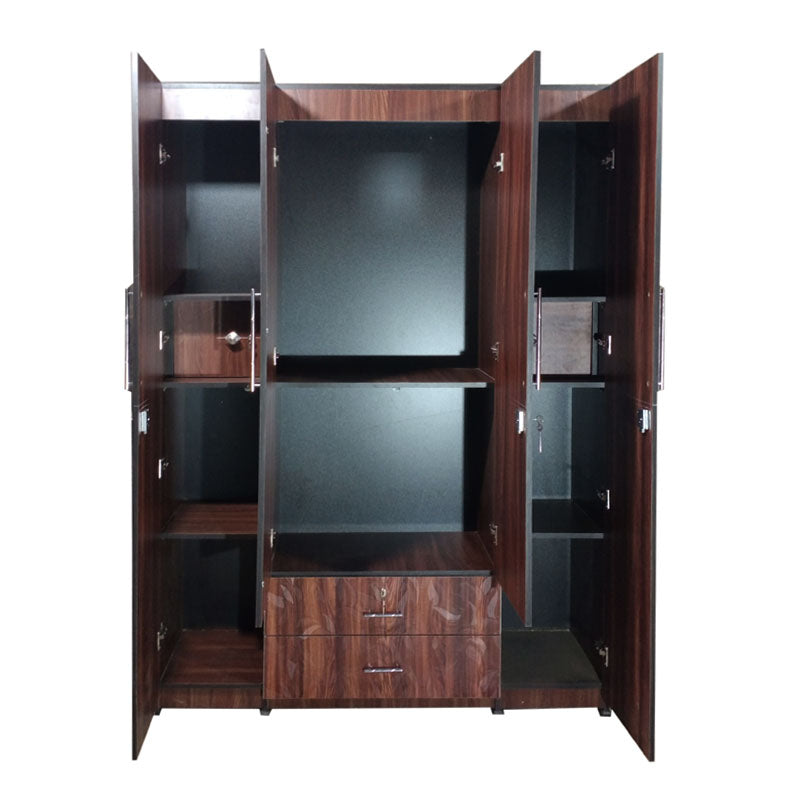 Wardrobe 4 door (Engineering Wood)