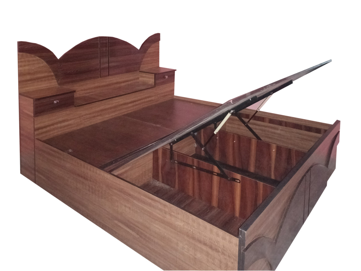 Bed hydraulic with Box storage ,King size, 6/7 bed( Engineering wood)