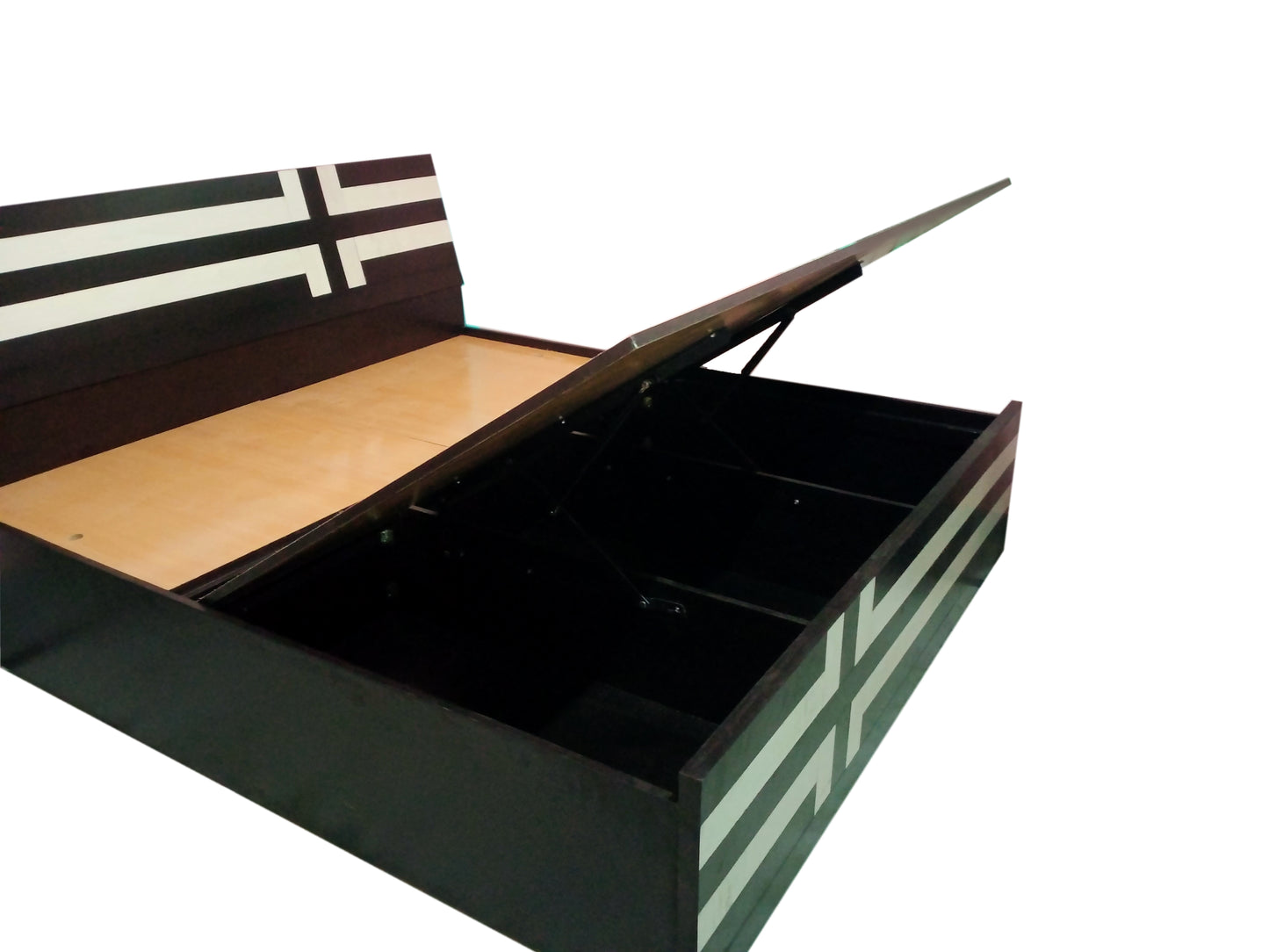 Bed Box storage hydraulic system, king bed, 6/7 bed ( MDF Wood )