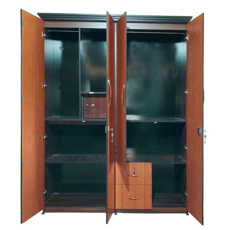 wardrobe 4 door   ( MDF Wood )