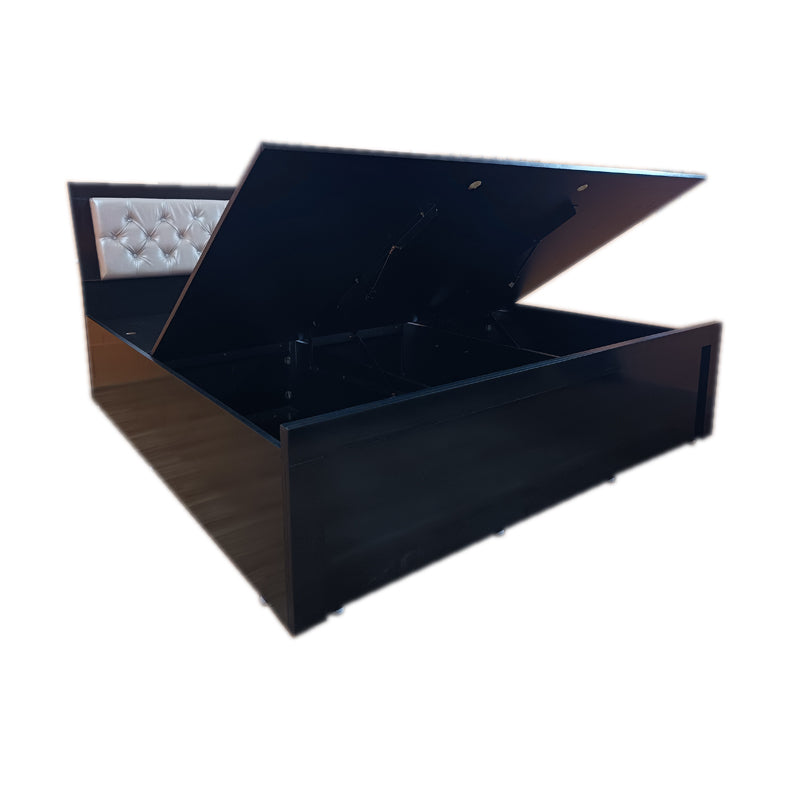 Bed hydraulic system box storage ( MDF wood )