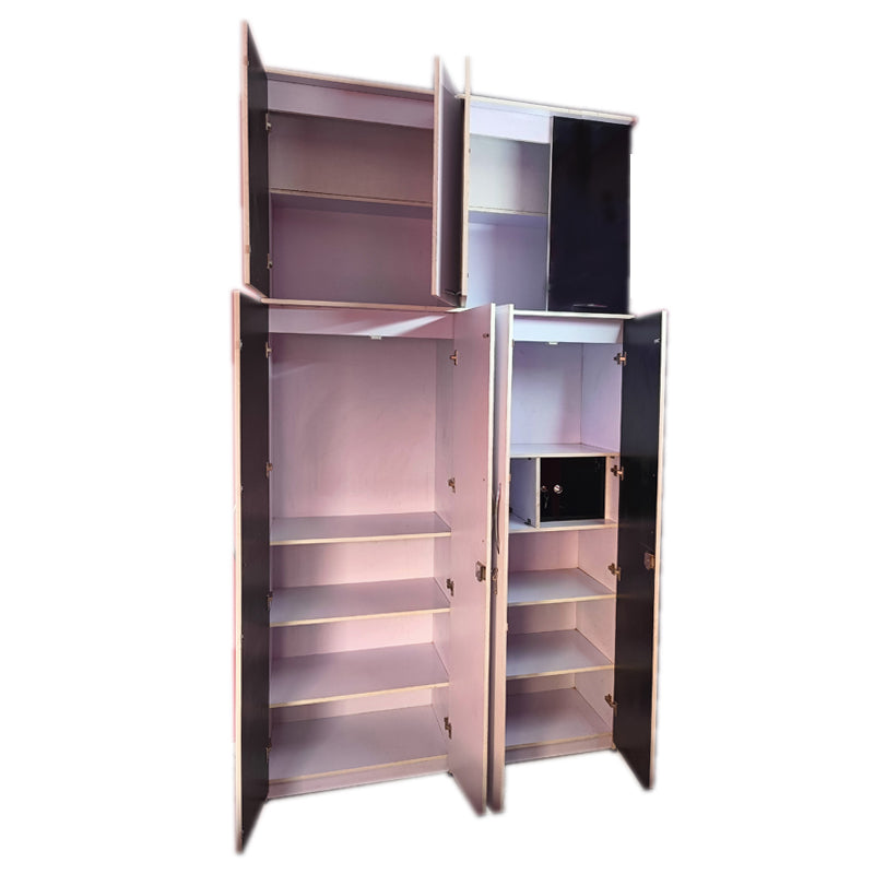 Wardrobe  4 door ( UV MDF wood )