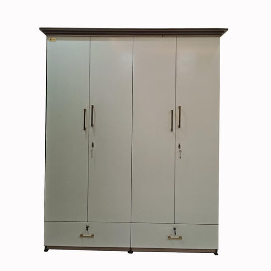 Wardrobe 4 door ( MDF wood )*