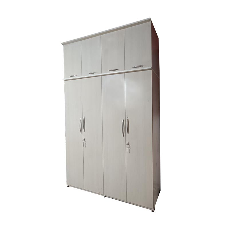 Wardrobe 4 door (MDF wood )