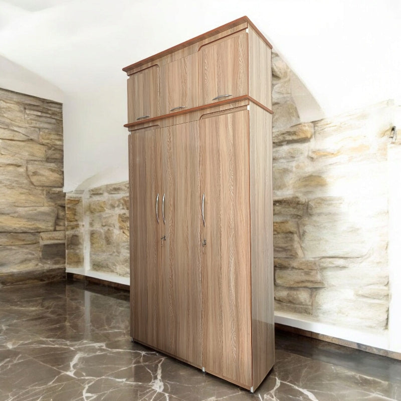 Wardrobe 3 Door( MDF wood )