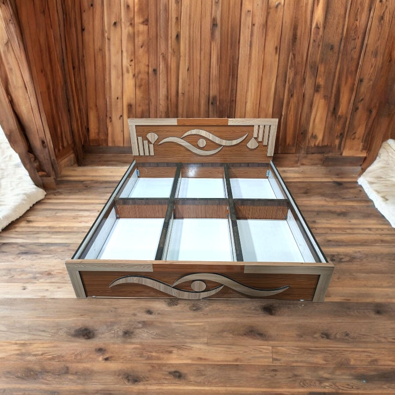 Bed, Box storage, king size 7/6 ( MDF Wood )