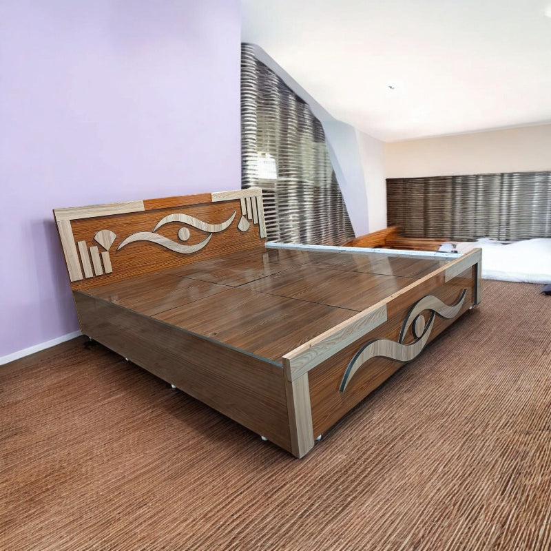Bed, Box storage, king size 7/6 ( MDF Wood )
