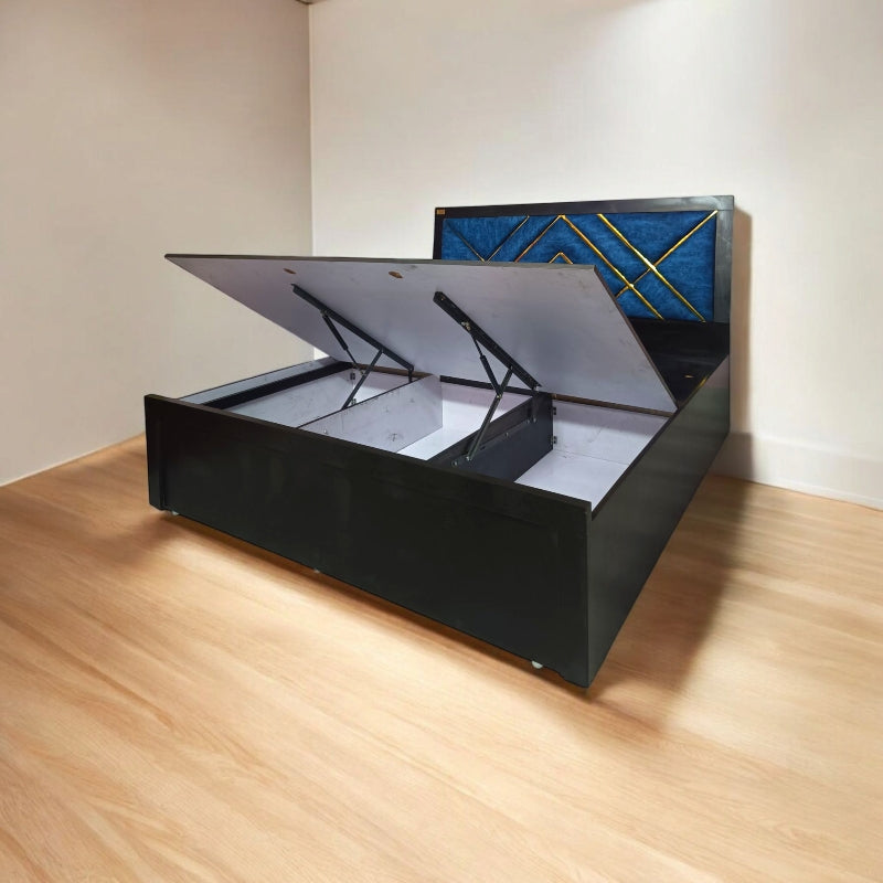 Bed Hydraulic system , Box storage , Queen size 5/7 ( MDF Wood )