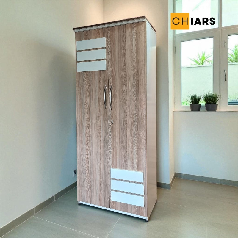 wardrobe 2 door ( MDF wood )