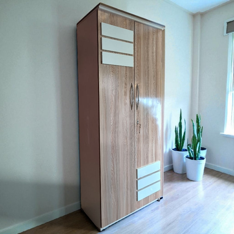 wardrobe 2 door ( MDF wood )