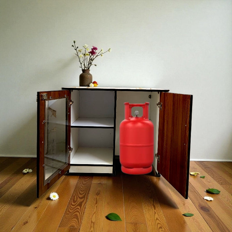 Gas cylinder cabinet (MDF Wood)