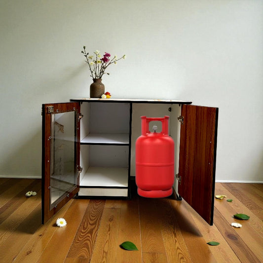 Gas cylinder cabinet (MDF Wood)