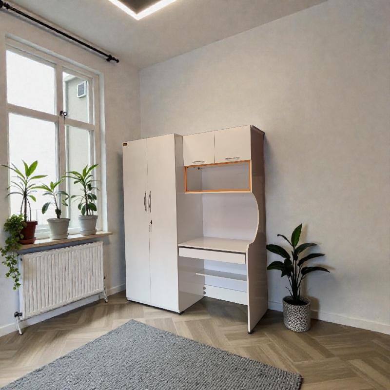 Study table with store (MDF Wood )