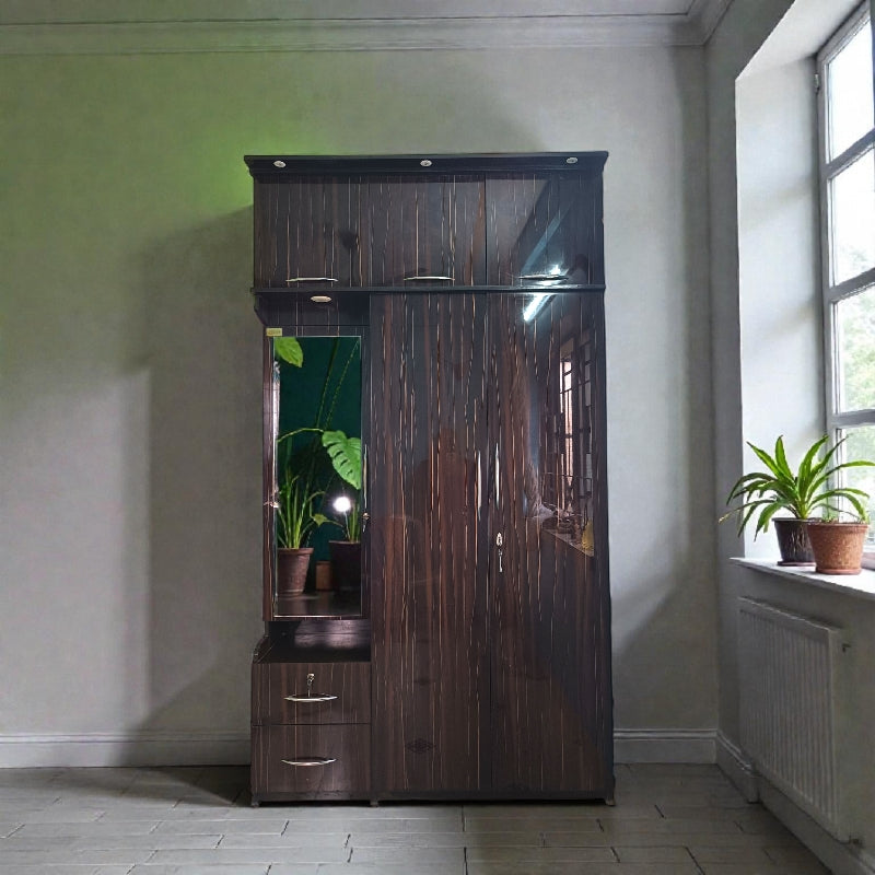 3 door wardrobe (MDF Wood)