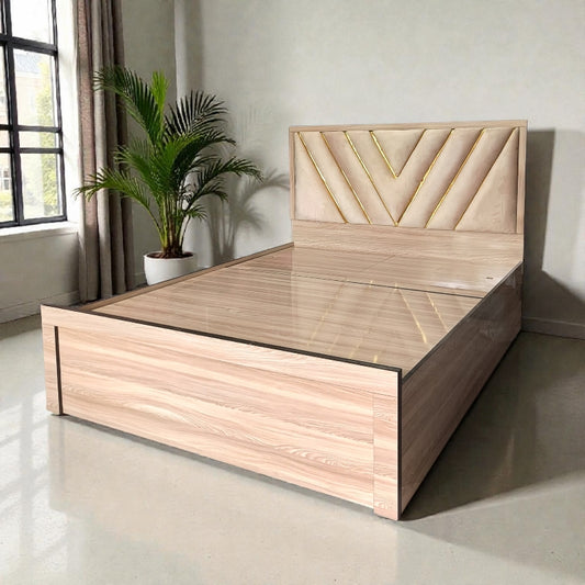Bed Hydraulic system , Box storage , Queen size 5/7 ( MDF Wood