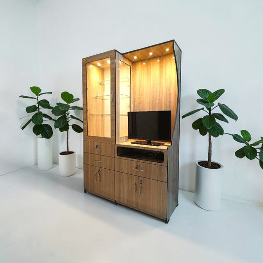 Tv unit with crockery unit (MDF)