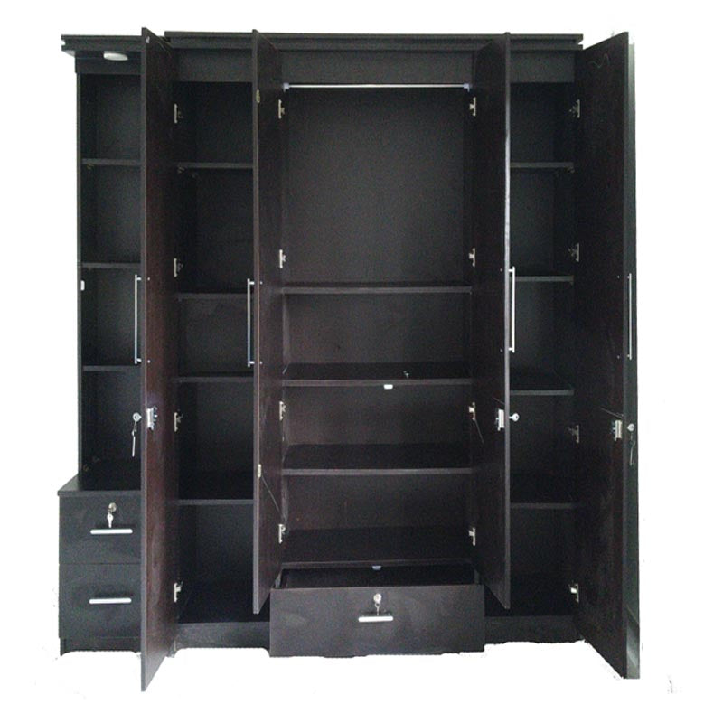 wardrobe five door ( MDF wood )