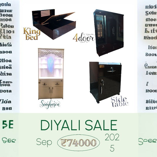 Bed room set (Mdf wood )