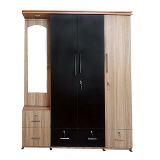 Wardrobe with dresser five door ( MDF WOOD )