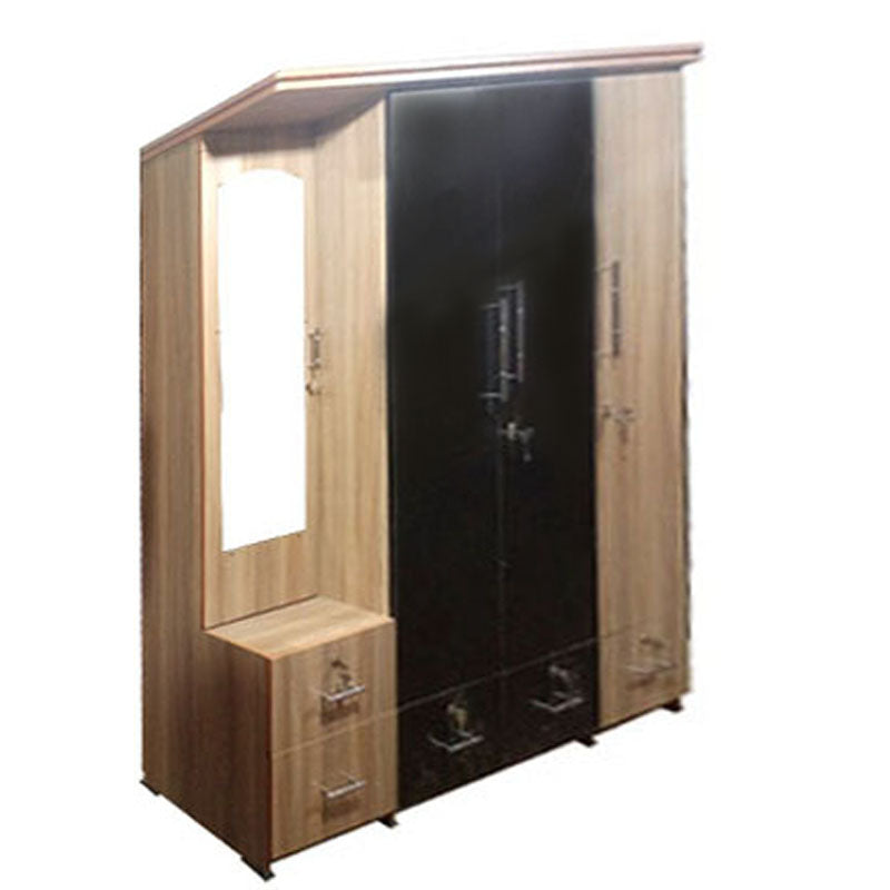 Wardrobe with dresser five door ( MDF WOOD )