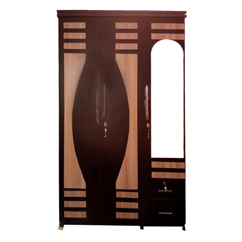 wardrobe 3 door With Dressing table ( MDF wood )