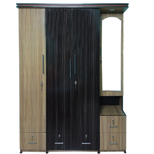 wardrobe with dressing table 3 door ( Engineering wood )